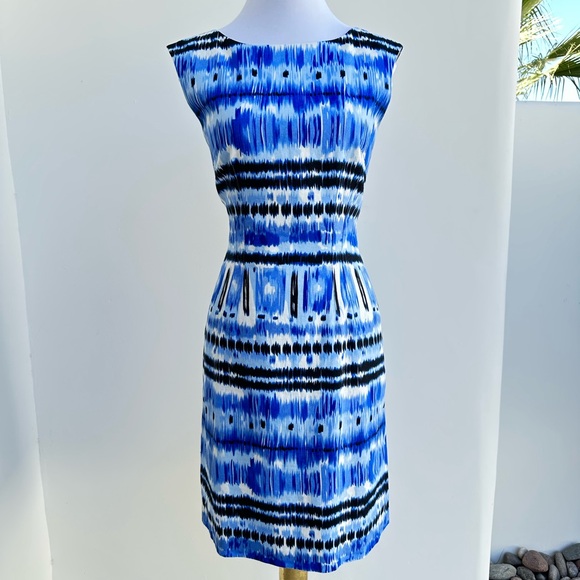 Tahari Blue Dress - Picture 6 of 6